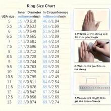 3 件情侣戒指套装（2 件/套女士 + 1 件男士），时尚 18K 镀金不锈钢女士戒指和不锈钢男士戒指，婚礼订婚戒指，圣诞节、情人节、周年纪念礼物 - 金色 - 查看 9