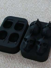 Moule à glaçons en forme de crâne sur le thème d'Halloween, Moule à glaçons en silicone rond pour créer de beaux glaçons uniques en forme de crâne - Moule à glaçons en forme de crâne, des glaçons parfaits pour le whisky, Cadeau d'Halloween