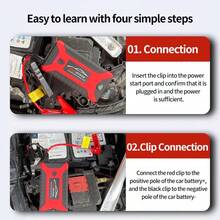 NetHong 99800mAh 12V Car Jump Starter Pack Booster Battery Charger Emergency Power Bank - Red - View 9