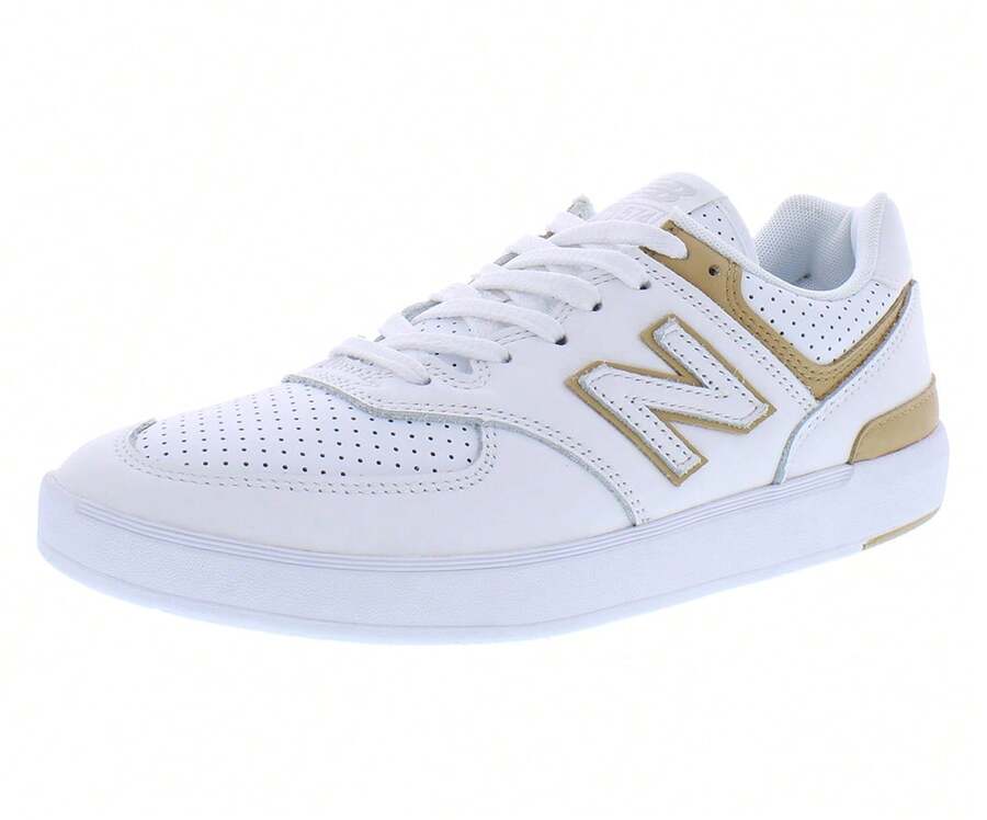 New Balance CT574 Mens Shoes - 白色/棕色 - 查看 1