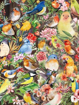 YWWBLD 50 件水彩画小鸟贴纸 PET 礼物卡通装饰剪贴簿笔记本电脑行李吉他水杯手机壳 DIY 贴花