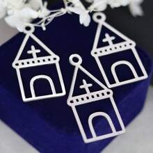Set de 3 piezas de encantadores colgantes de acero inoxidable con forma de seta, ideales para hacer manualidades, aretes y collares
