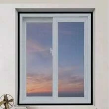 1片黑色纱窗，黑色边，四季防蚊，防虫，防蟑螂，可拆卸纱窗 - 黑色 - 查看 6