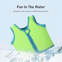 Kids Swim Life Jacket Float Vest Swimming Pool Buoyancy Aid Child WaterSport UK~ - Green - View 3