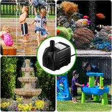 PULACO 400GPH Submersible Pump With 5 Ft Tubing, 25W Durable Fountain Pump Pond Fountain, Aquariums Fish, Statuary, Hydroponics - 800加侖/小時 45瓦 - 查看 8