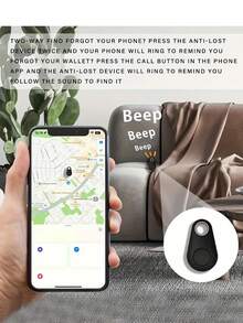 智能钥匙查找器定位器和宠物防丢失 GPS 追踪器无线儿童包钱包钥匙宠物猫、狗和老人防丢失追踪工具内置纽扣电池追踪装置行李箱适合男朋友/女朋友/圣诞节/万圣节/总统日/复活节/完美的生日礼物 - 非常适合宠物猫和狗钱包行李箱老人儿童汽车自行车钥匙手机。 - 彩色 - 查看 6