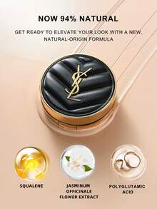 Yves Saint Laurent Yves气垫粉底液（墨水系列），柔焦哑光妆效，SPF 33/PA++，全天持久无瑕遮瑕，控油，提亮肤色，长效保湿。净重0.49盎司/14克，色号#10。 - 0.49 oz.-14g #10 - 查看 9