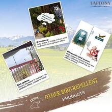 Laptony Bird Scarer Flying Kite Crops Farm Protector Bird Hawk Flying Kite With 4m Telescopic Pole - Black - View 9