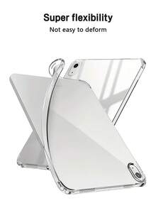 1 Piece Transparent Four-Corner Airbag Anti-Drop IPad Protective Case Compatible With IPad 2/3/4/5, IPad 10 2019/2020, IPad Pro, IPad Air 13 2024, IPad Pro 12.9-Inch 2021 2024/Compatible With Huawei Series Tablets/Compatible With Samsung Series Tablets