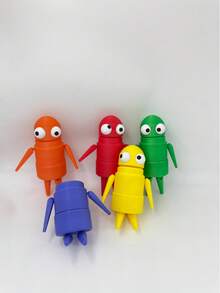 1pc 3D Printed Posable Mailman Figurine - 3D Printed Model Ornament - Home Decor - Holiday Gift - Birthday Gift - Present - Toy - Multicolor - View 10