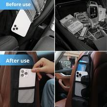 1/2pcs Car Seat Storage Bag, Automotive Seat Side Organizer Pocket, Multi-Pocket Mesh Pouch For Phone, Wallet, Glasses, Fit For Sedan, SUV, Truck, Women Car Accessories - one-size - View 6