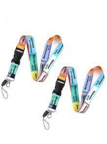 1pc Periodic Table & "I Love Jesus" Pattern Neck Lanyard For Doctor, Nurse, Student, Teacher, Exhibition Staff ID Badge, Suitable As Exhibition, Gift, Keychain Or Daily Use Valentine's Day Valentines Car Accessories Bag Charm Backpack For School