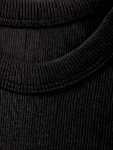 Women's Basic Plain Ribbed Tank Top Casual Low-Cut Ribbed Blouse