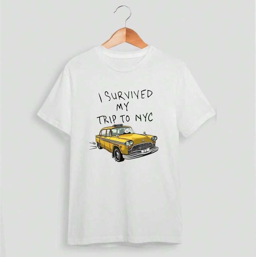 Holland I Survived My Trip To NYC T-Shirt [Unisex] - White - View 1