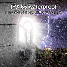 Nova Tipo de Iluminação Pública Solar Sensoriamento Corporal Humano Luz de Parede Externa Luz de Jardim Luz Solar Externa LED Tudo em Um com Controle Remoto Iluminação é Fácil e Simples de Instalar, Luzes Solares Externas