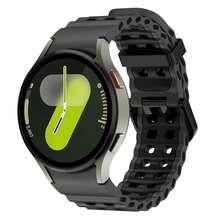 Correa de silicona compatible con Samsung Galaxy Watch 7 6 4 5 Pro de 40 mm y 45 mm, brazalete deportivo suave para Galaxy Watch 4 6 Classic de 43 mm y 44 mm, correa de reloj de moda - Para Galaxy reloj 7/6/5/4 - Ver 16