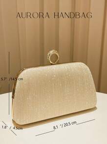 Bolso de noche deslumbrante para mujeres, con lentejuelas, lujoso y brillante, embrague minimalista y brillante, bolso cuadrado centelleante perfecto para chicas de fiesta, mujeres, novias - para fiestas, bodas, galas, cenas, banquetes, cócteles