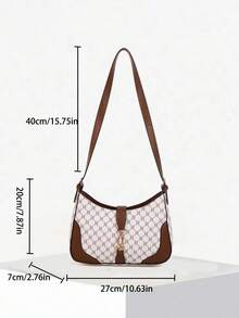 Simple Presbyopia Underarm Bag Female 2025 New Joker Portable Jiaozi Bag Fashion Handbag Leisure Shoulder Bag - Multicolor - View 9