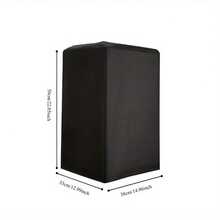 Durable Black 210D Oxford Fabric Speaker Covers – Waterproof And Dustproof, Multi-Size Compatible For Home Cinema And Outdoor Audio Systems. Suitable For Outdoor Speakers And Garden/Courtyard Speaker Enclosures.