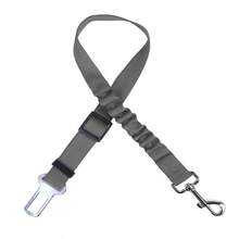 1 pieza de correa de seguridad retráctil con absorción de impactos, elasticidad, reflectividad para mascotas, fabricada con nylon resistente