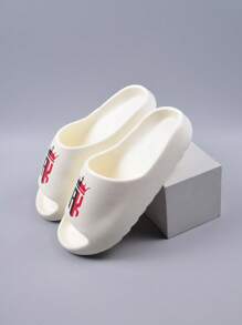 Sandalias de plataforma con corona para hombres, pantuflas deportivas ligeras y antideslizantes para uso en exteriores y playa en verano