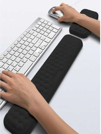 1 Pc Mechanical Keyboard Wrist Rest Memory Foam Mouse Pad Back To School Gaming Mouse Pad Desk Accessories Office Supplies Office Office Desk Accessories Mouse Pad Mouse Pad For Desk