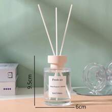 1pc 120ml Flameless Aromatherapy Essential Oil, Fresh Air Freshener For Bedroom, Living Room, Bathroom - Long Lasting Fragrance, Suitable For Home, Bedroom, Hall, Toilet And Various Occasions, Elegant Bedroom Decor Item, Home Decoration, Romantic, Deodorizer For Bathroom, Indoor Air Freshener, Aroma Therapy