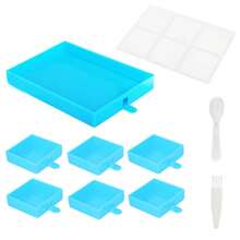 1 set Bandejas de clasificación de cuentas de plástico, bandeja para pintura de diamantes, accesorios de placa de cuentas para pintura de diamantes DIY, herramientas para pintura de diamantes