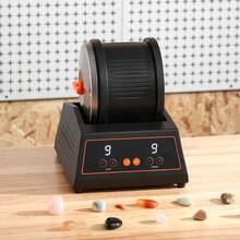 Rock Tumbler Machine, 4 Lbs Rock Polishing Machine, 9 Speed Settings 9-Day Polishing Timer Stone Tumbler, Direct Drive Motor Rock Polisher, Cold-Rolled Steel Body, Rock Polisher For Kids Adults