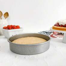 USA Pan Bakeware Molde redondo antiadherente para tartas, 8 pulgadas, acero aluminizado - 20,32 cm - Ver 3