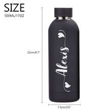 500ml Personalized Stainless Steel Water Bottle, Customized Lid Water Cup, Metal , Groomsman Gift, Father's Day Gift, Bridesmaid Gift, Fitness Water Bottle, Monogram Water Bottle, Customized Water Bottle, Bulk Water Bottle, Personalized Water Bottle, Bridesmaid Gift, Sports Water Bottle, Wedding Party Gift, Teacher's Day Gift, Metal Water Bottle, Personalized Gift - Multi-color UV Insulated Cup - View 6