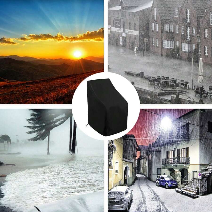 Funda para silla de patio, funda para mesa de jardín, funda para sofá, funda para asiento profundo, impermeable, a prueba de polvo, resistente a los rayos UV, tela Oxford, funda para silla apilable, funda para muebles, funda para muebles de patio, funda para silla, funda para asiento profundo, funda para silla apilable, funda protectora, funda para sofá