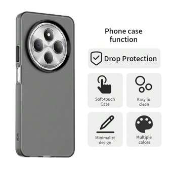 Basic Soft Touch Anti-Slip Anti-Fingerprint Protective Phone Case, Simple Design