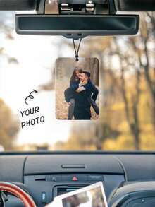Customized Car Interior Accessories+Backpack Hanging Accessories For Both Use | Gift For Parents/Friends/Bridesmaids | HD Acrylic Permanent Storage Supports Customized Graphics And Text | Car Decoration/Wedding Souvenirs/Couple Souvenirs | High Transparency Acrylic Material - Multicolor - View 9