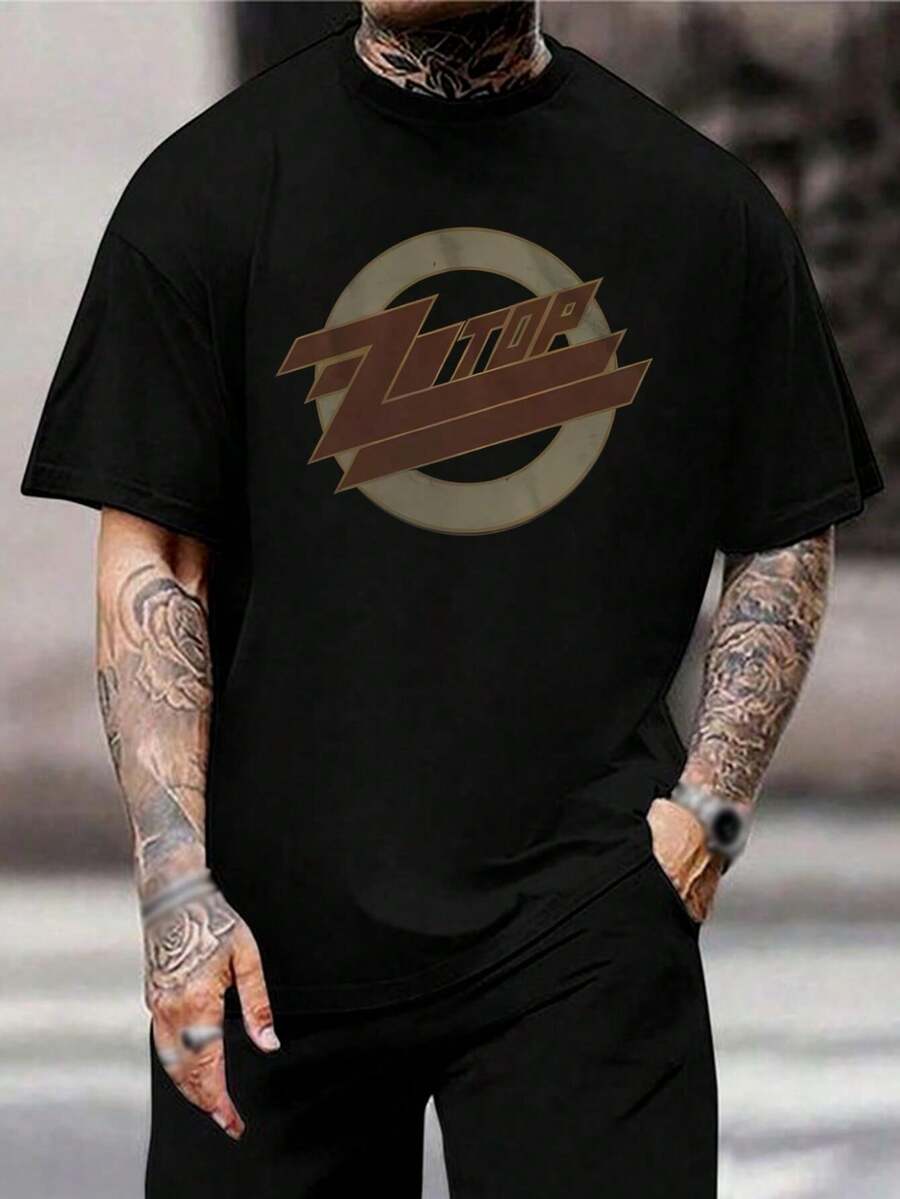 Camiseta ZZ Top Band - Camiseta oficial para hombre y mujer - Diseño vintage de música rock - Camiseta negra de algodón para conciertos - Regalo perfecto para músicos y fans del rock - Negro - Ver 1