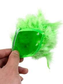 1 pezzo Bracciale da polso con piume, accessorio da costume per carnevale, festa in maschera, cosplay, spettacolo sul palco, Ognissanti, costumi da donna