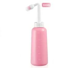 1PC Peri Bottle Portable Travel Bidet Leakproof Perineal Douche Spray Bottle, Portable Douche Feminine Cleaner, Travel Large Capacity Portable Handheld Bidet, 350ML/500ML