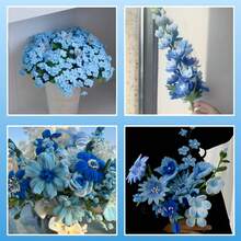 100/250/500/700/1500 Pcs Value Packs DIY Blue Pipe Cleaner Projects, Blue Chenille Stems + Blue Pom Poms, 11.81x0.6 Craft With Pipe Cleaners Supplies, Colorful Chenille Stems, Color Mix Fuzzy Wire Bulk