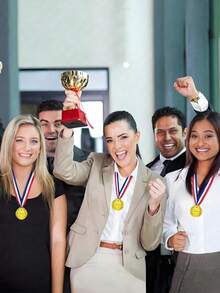 1/5/10/20/30Pieces Plastic Gold Winner Award Medals Bulk For Sports, Games Competitions , Party Favors And Decorations(Trophy Pattern) - Trophy Medal - View 8