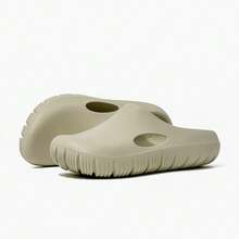 Einfarbige Hausschuhe mit Cut Out Brot/Laib Loch Design, unisex Celebrity-ähnlicher Stil rutschfeste Outdoor-Strandpantoletten