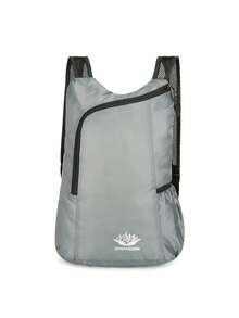 1pc New Ultralight Foldable Backpack, Versatile Travel Bag With Water Resistant Fabric