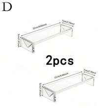 Acrylic Transparent Cookie Tray/Stand, Rectangular Clear Food Display Rack, Suitable For Countertops, Home, Wedding Parties And Events - Multicolor - View 16