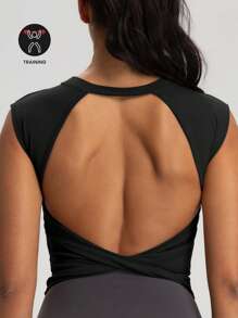 Women Sexy Black Tops Costumes,Summer Tank Top Summer , Sports Tank Top T-Shirt