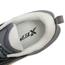 XTEP Women's Lightweight Comfortable Fitness Training Casual Running Shoes, Black/Smoky Grey, 975318170015 - Black/ Grey - View 6