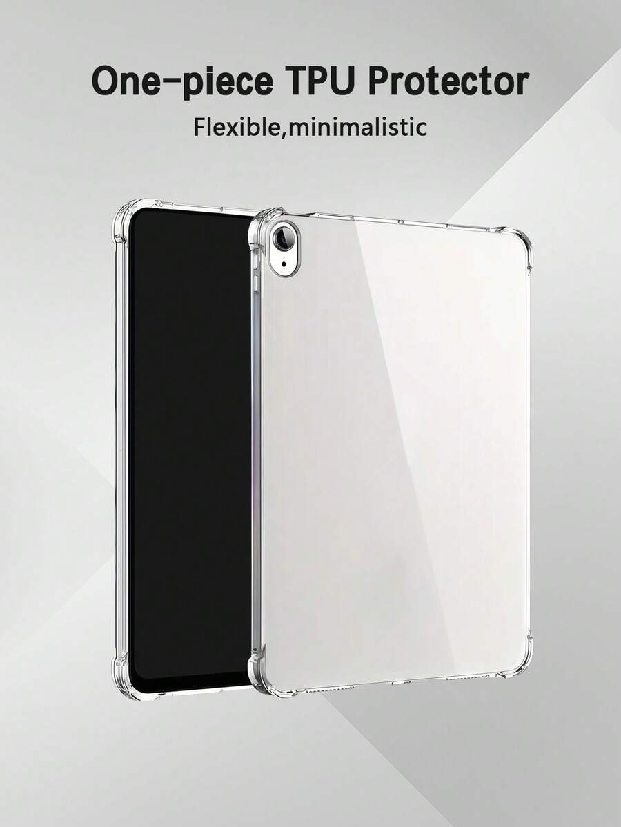 1 Piece Transparent Four-Corner Airbag Anti-Drop IPad Protective Case Compatible With IPad 2/3/4/5, IPad 10 2019/2020, IPad Pro, IPad Air 13 2024, IPad Pro 12.9-Inch 2021 2024/Compatible With Huawei Series Tablets/Compatible With Samsung Series Tablets