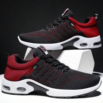 Scarpe sportive traspiranti e ammortizzanti da uomo, scarpe da tennis leggere e antiscivolo, scarpe casual comode con suola morbida e stringhe
