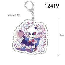 2D Anime Character Model Anime Party Gifts Original Acrylic Key Chain Undertale Frisk Toriel Sans Papyrus Undyne Cute Y2K Cartoon Pendant, Suitable For Shoulder Bags And Backpacks And Keys, The Perfect Gift For Fans, Cosplay Party Decoration Pendants Car Pendants Creative Anime Derivatives, Japanese Comic Pendants, Senior Anime Fans Collections, Otaku Series Gifts , Cheap Holiday Gifts