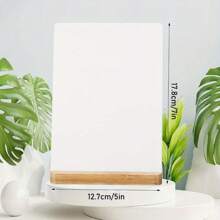 3 piezas Marco de fotos de metal en blanco de 5"x7"/ 6"x8", con base de madera, compatible con impresión por transferencia de calor, personalizable con fotos para regalo del Día de la Madre, decoración de boda, recuerdo familiar - Compatible con prensadora térmica - Marcos de fotos personalizables - Artículos esenciales hechos a mano - Exhibición conmemorativa de fotos - Regalo de decoración premium para el hogar