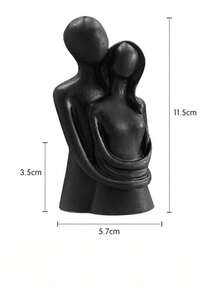 1pc Handmade Embrace Candle, Suitable As Wedding, Festival, Valentine's Day Gift, Romantic Atmosphere Desk Scented Candle For Photography, Bedroom Decor, Embracing Couple Handcraft Shape, Proposal Candle