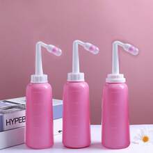 1PC Peri Bottle Portable Travel Bidet Leakproof Perineal Douche Spray Bottle, Portable Douche Feminine Cleaner, Travel Large Capacity Portable Handheld Bidet, 350ML/500ML